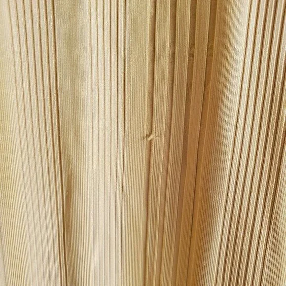 MAGAZINE | Golden mustard yellow button down maxi / midi dress (Size M) - Picture 9 of 10